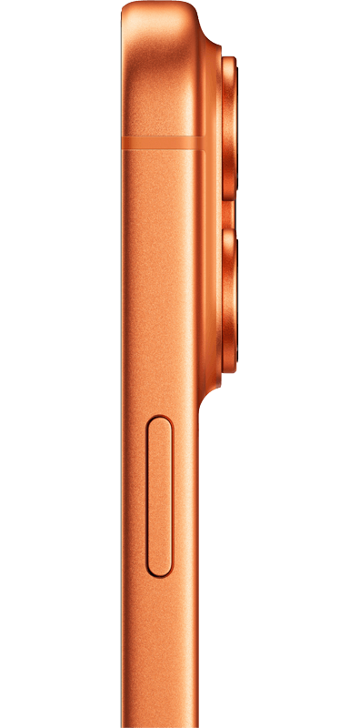 Apple iPhone 17 Pro Cosmic Orange, Seitenansicht