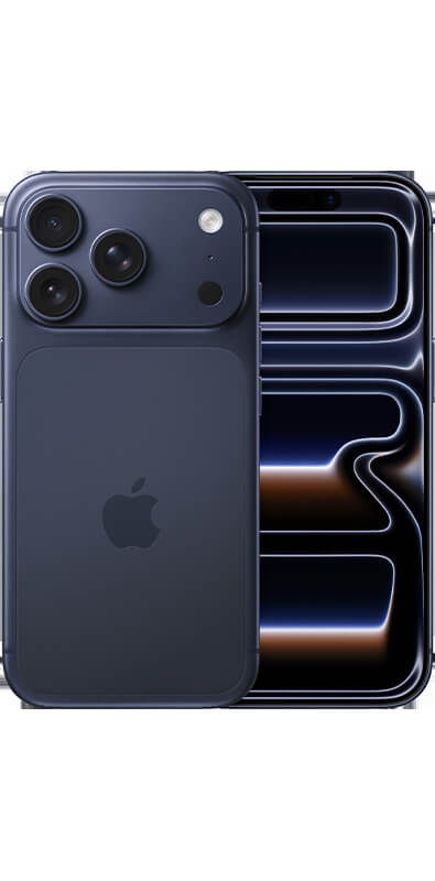 Apple iPhone 17 Pro Tiefblau, Rückansicht