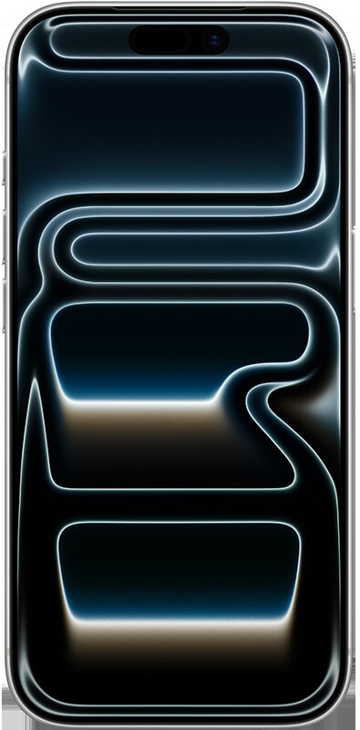 Apple iPhone 17 Pro Silber, Vorderansicht