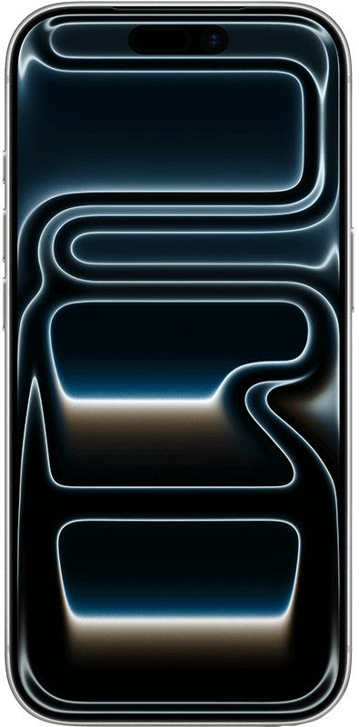 Apple iPhone 17 Pro Silber, Vorderansicht