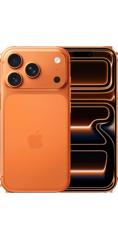 Apple iPhone 17 Pro Max Cosmic Orange, Rückansicht