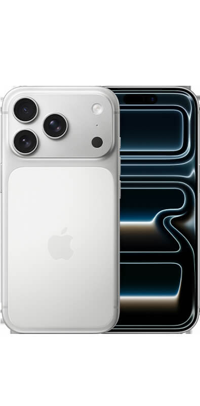 Apple iPhone 17 Pro Max Silber, Rückansicht