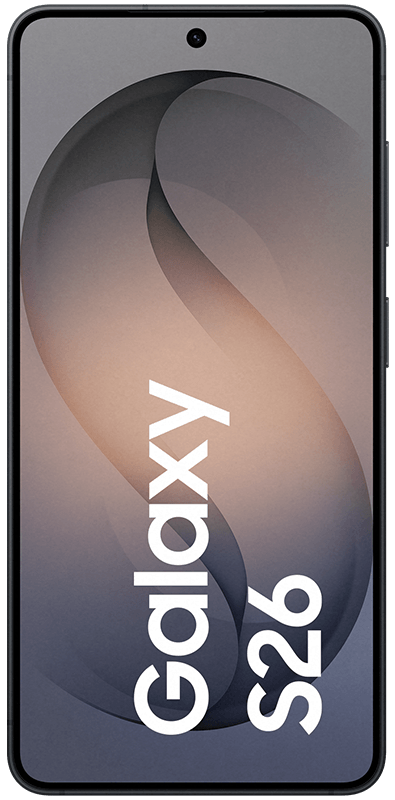 Samsung Galaxy S26 Black, Vorderansicht