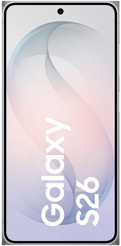 Samsung Galaxy S26 White, Vorderansicht