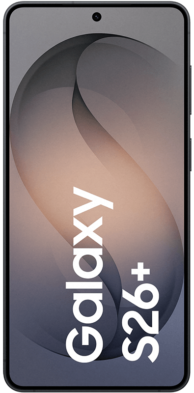 Samsung Galaxy S26 Plus Black, Vorderansicht