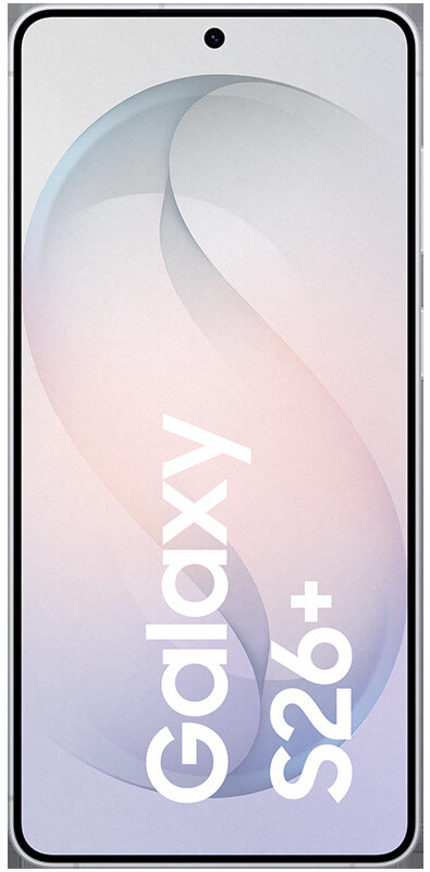 Samsung Galaxy S26 Plus White, Vorderansicht