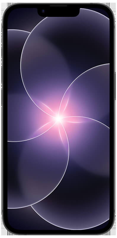 Apple iPhone 17e Schwarz, Vorderansicht