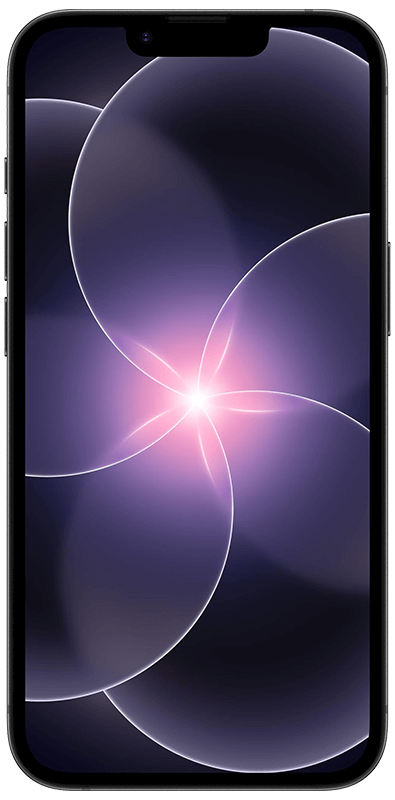 Apple iPhone 17e Schwarz, Vorderansicht