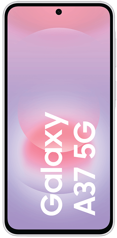 Samsung Galaxy A37 5G  Awesome White, Vorderansicht