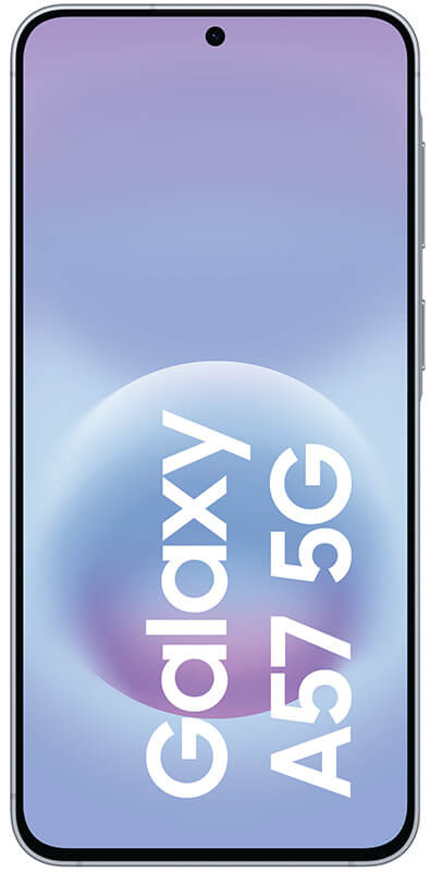 Samsung Galaxy A57 5G Awesome Icyblue, Vorderansicht