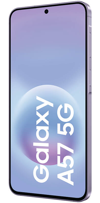 Samsung Galaxy A57 5G Awesome Lilac, Seitenansicht