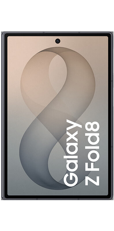 Samsung Galaxy Z Fold 8 Graphite, Vorderansicht