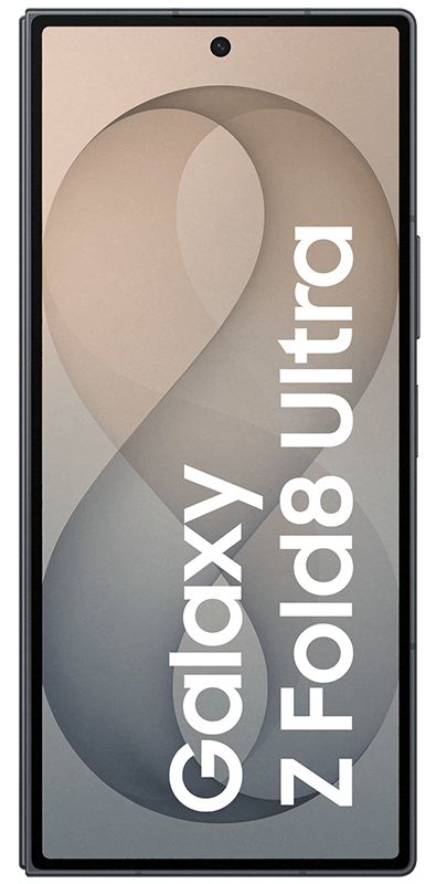 Samsung Galaxy Z Fold 8 Ultra Graphite, Vorderansicht
