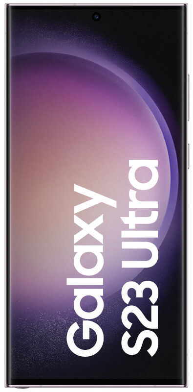 Samsung Galaxy S23 Ultra 5G  Lavender , Vorderansicht
