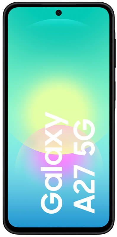 Samsung Galaxy A27 Black, Vorderansicht