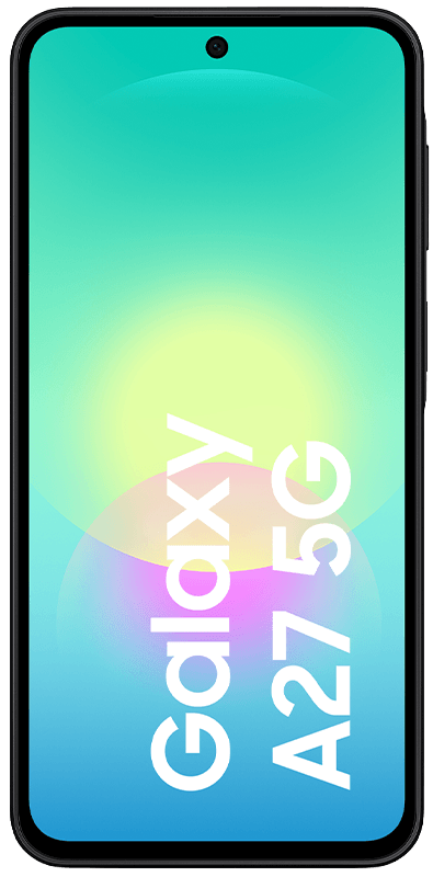 Samsung Galaxy A27 Black, Vorderansicht