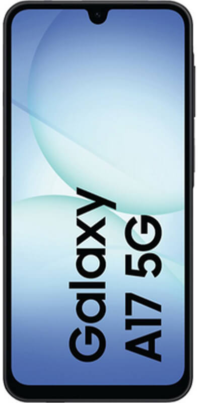 Samsung Galaxy A17 Black, Vorderansicht