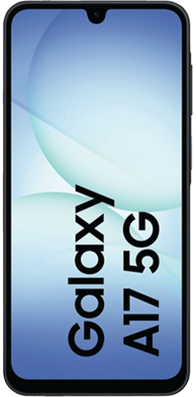 Samsung Galaxy A17 Black, Vorderansicht