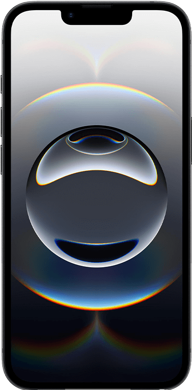 Apple iPhone 16e Black, Vorderansicht