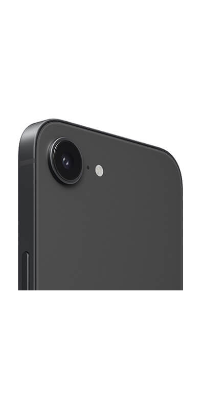 Apple iPhone 16e Black, Seitenansicht