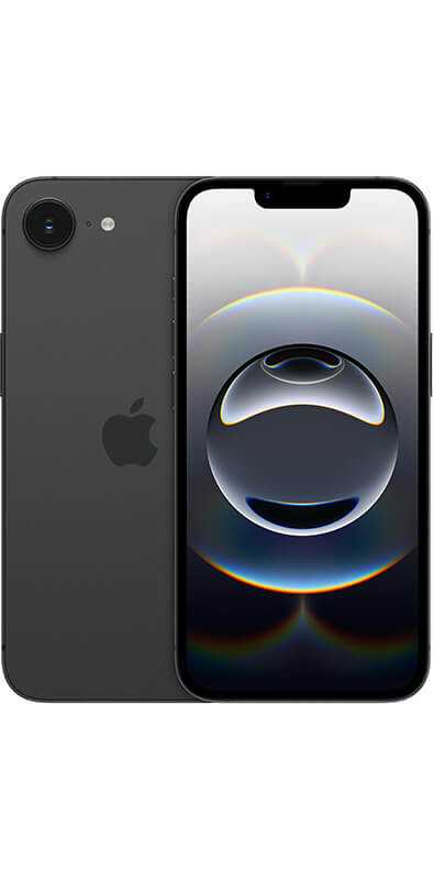 Apple iPhone 16e Black, Rückansicht