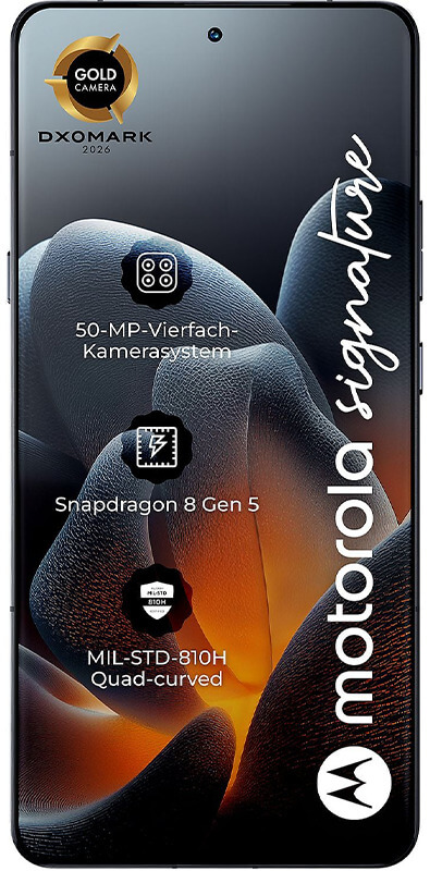 Sonstige Motorola Signature Pantone Carbon, Vorderansicht
