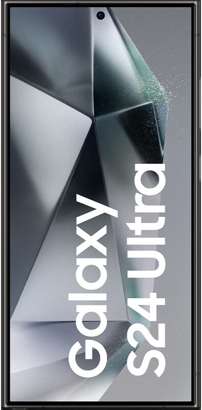 Samsung Galaxy S24 Ultra 5G  Titanium Black, Vorderansicht