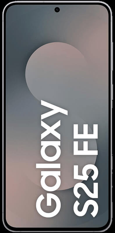 Samsung Galaxy S25 FE Jetblack, Vorderansicht