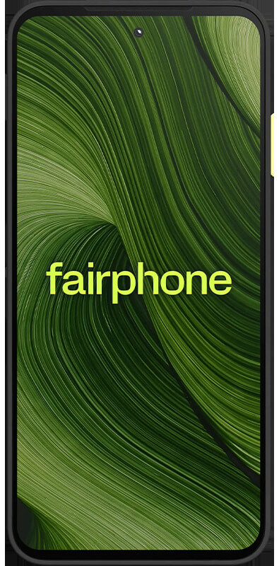 Fairphone Gen 6+ Horizon Black, Vorderansicht