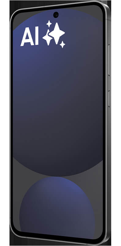 Samsung Galaxy S24 FE Graphite, Seitenansicht