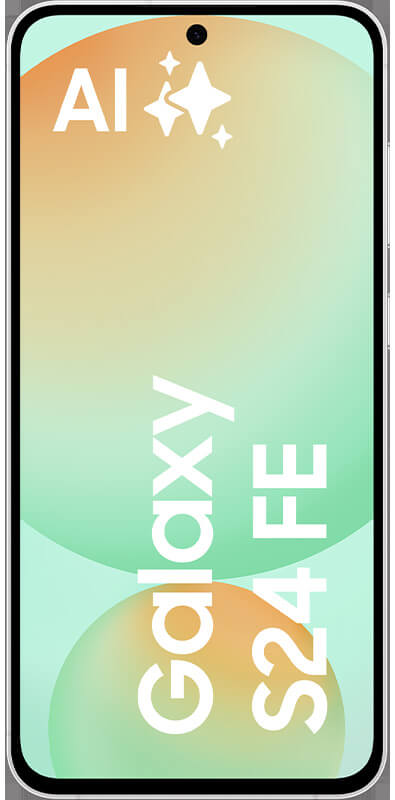Samsung Galaxy S24 FE Mint, Vorderansicht