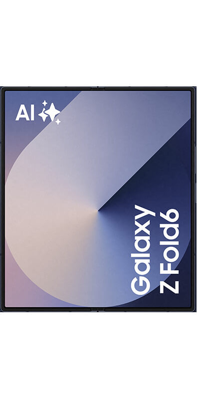 Samsung Galaxy Z Fold 6 Navy, Vorderansicht