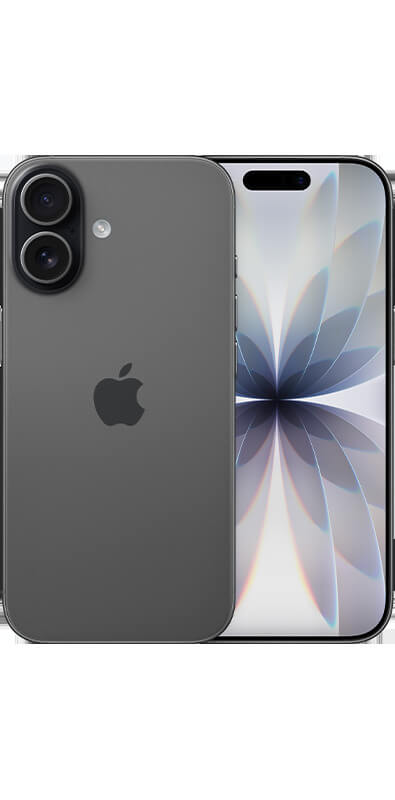 Apple iPhone 17 Schwarz, Rückansicht