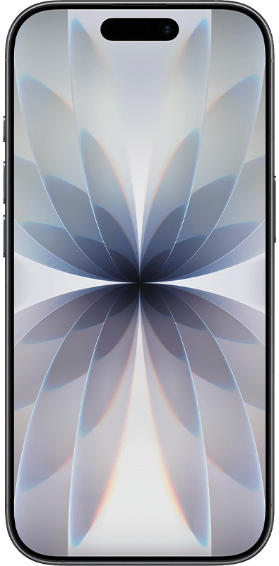 Apple iPhone 17 Schwarz, Vorderansicht