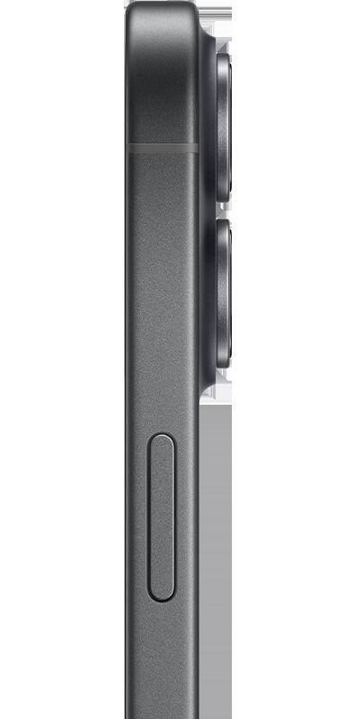 Apple iPhone 17 Schwarz, Seitenansicht