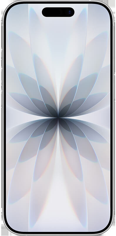 Apple iPhone 17 Weiß, Vorderansicht