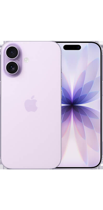 Apple iPhone 17 Lavendel, Rückansicht