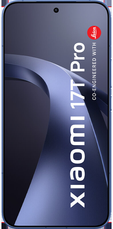 Xiaomi 	17T Pro  Deep Blue, Vorderansicht