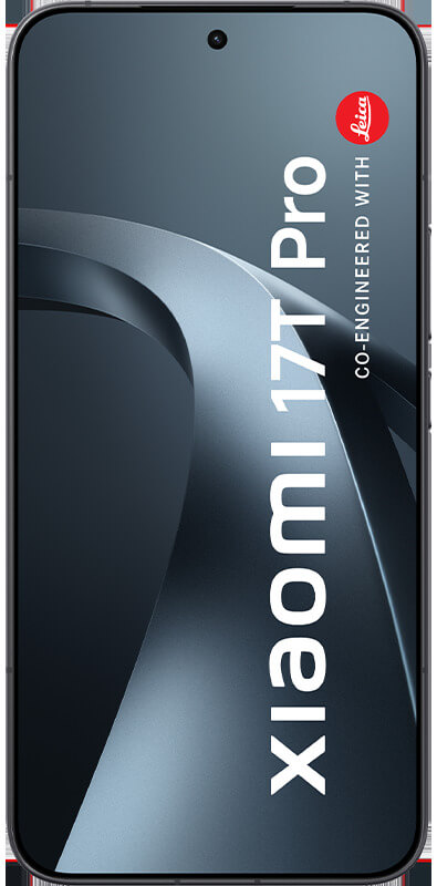 Xiaomi 	17T Pro  Black, Vorderansicht