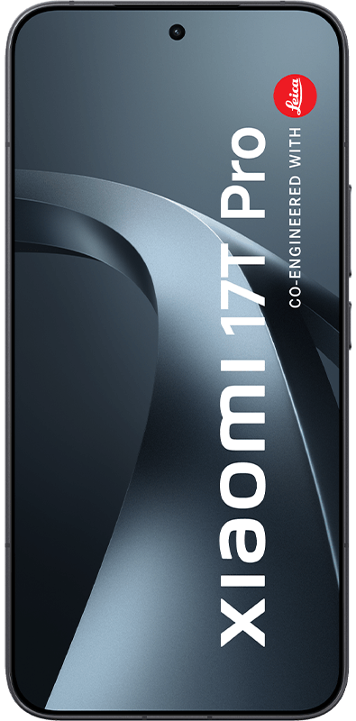 Xiaomi 17T Pro  Black, Vorderansicht