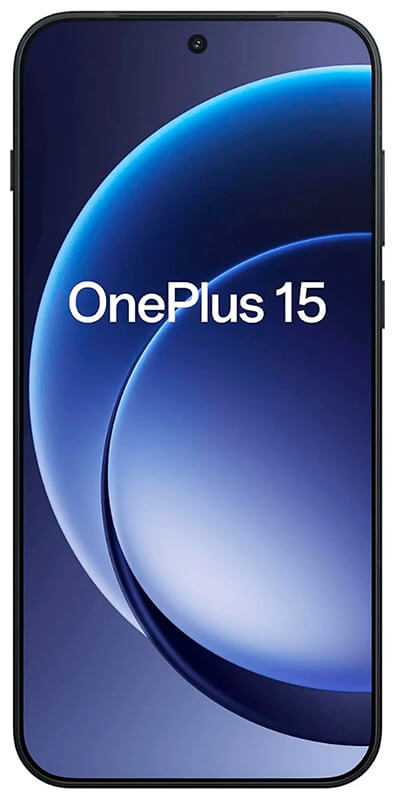 OnePlus 15 Infinite Black, Vorderansicht