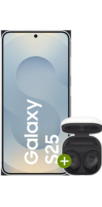 Samsung Galaxy S25 Silver Shadow, Vorderansicht