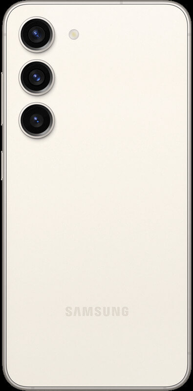 Samsung Galaxy S23 5G Cream, Rückansicht