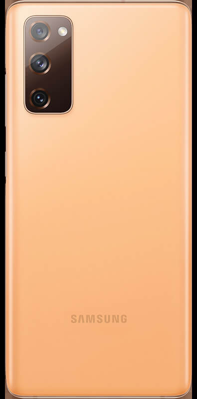 Samsung Galaxy S20 FE cloud orange, Seitenansicht