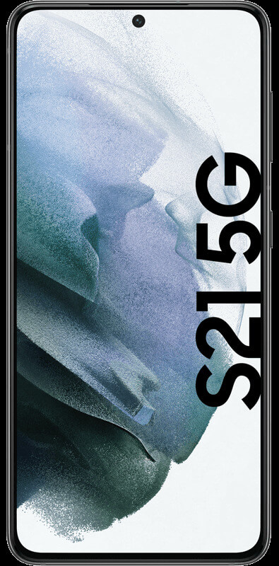 Samsung Galaxy S21 5G phantom gray, Vorderansicht