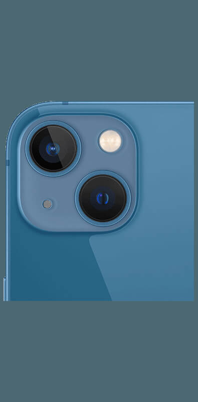 Apple iPhone 13 mini Blau, Rückansicht