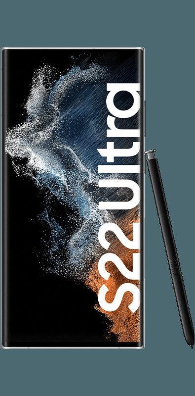 Samsung Galaxy S22 Ultra 5G White, Vorderansicht