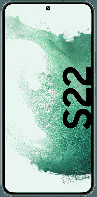 Samsung Galaxy S22 5G Green, Vorderansicht