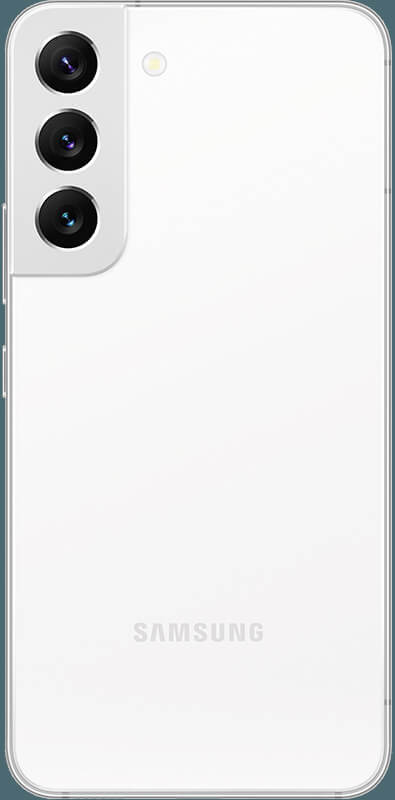 Samsung Galaxy S22 5G White, Seitenansicht