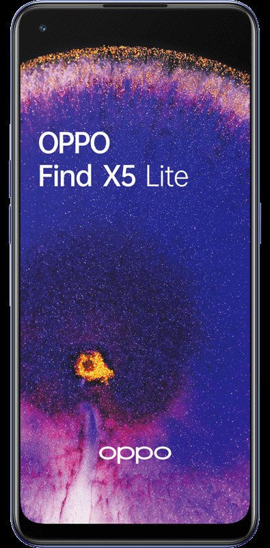 OPPO Find X5 Lite Blau, Vorderansicht